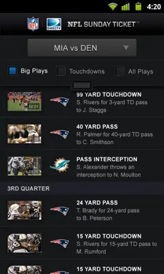 NFL Sunday Ticket android App screenshot 4